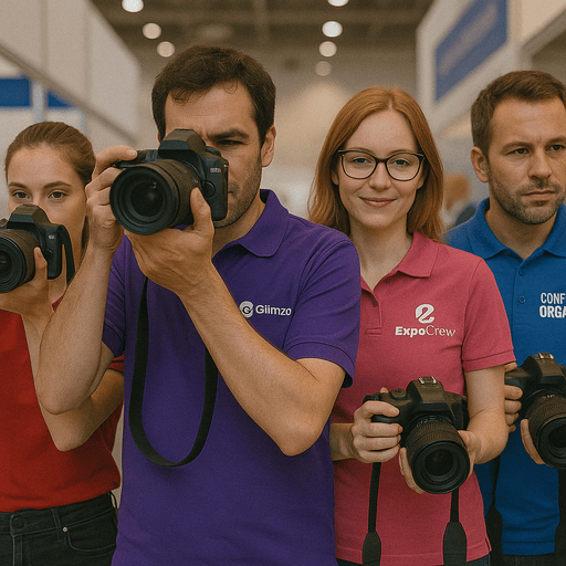 Event manager organizing an event